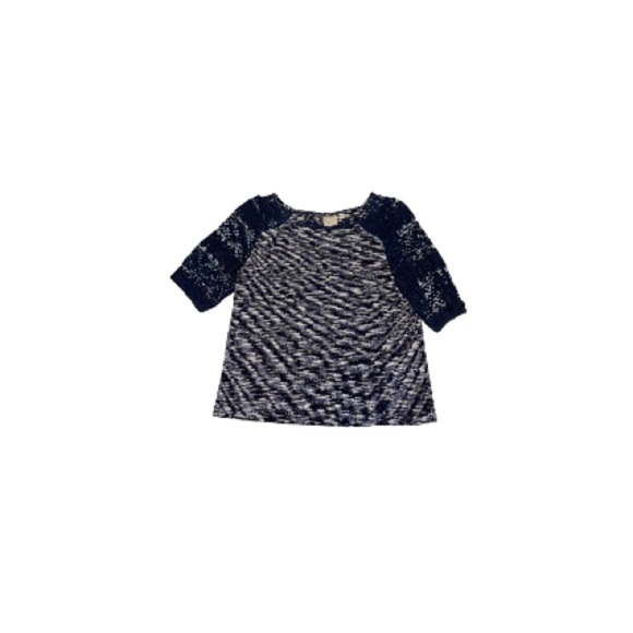 Anthropologie Postmark Blue Knit Top - Women’s Size Medium - Picture 1 of 6